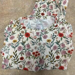 Posh Peanut Floral Pajama Set in Pink and Green